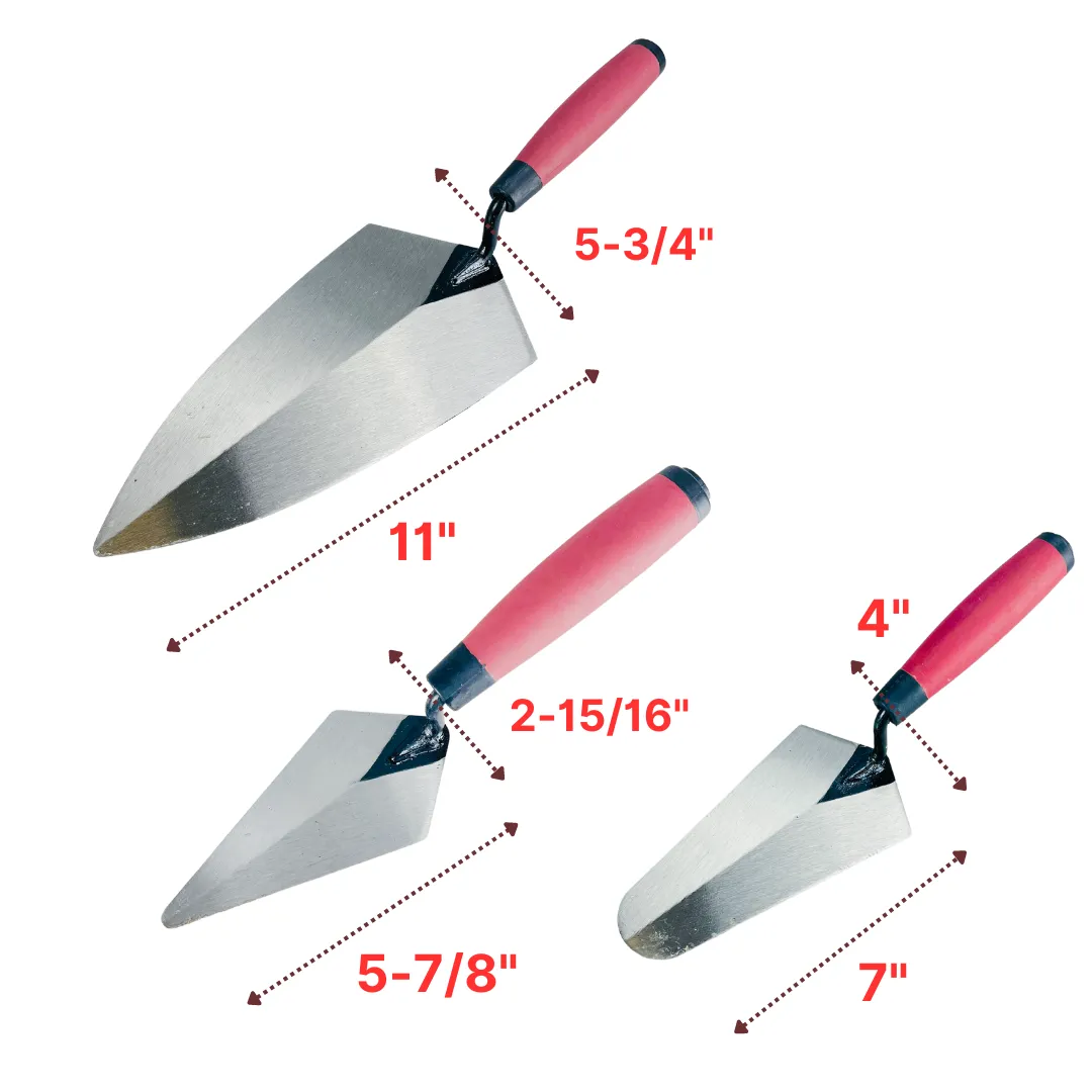 5 Piece Mason's Concrete Trowel Set  - D-09005