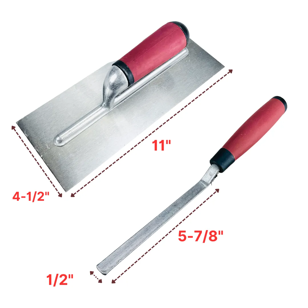 5 Piece Mason's Concrete Trowel Set  - D-09005