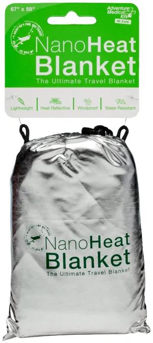 Adventure Medical Kits Survival Gear Nanoheat Blanket Orange 01300340 Model: 0130-0340