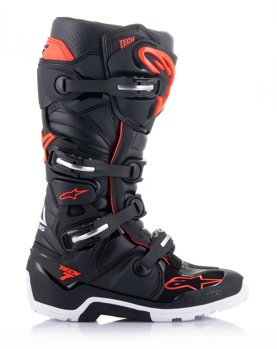 Alpinestar Tech 7 Enduro Black Red Fluo