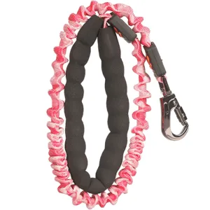 Basil Shock Absorbing Stretch Leash for Dogs (Pink)