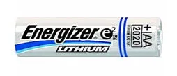 Battery, AA Lithium Energizer e² (4-Pack)