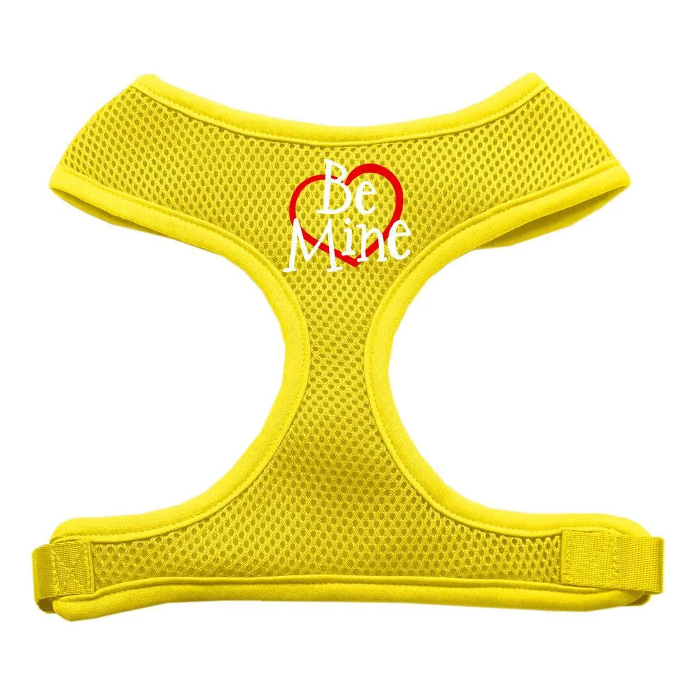 Be Mine Soft Mesh Harnesses Yellow Medium