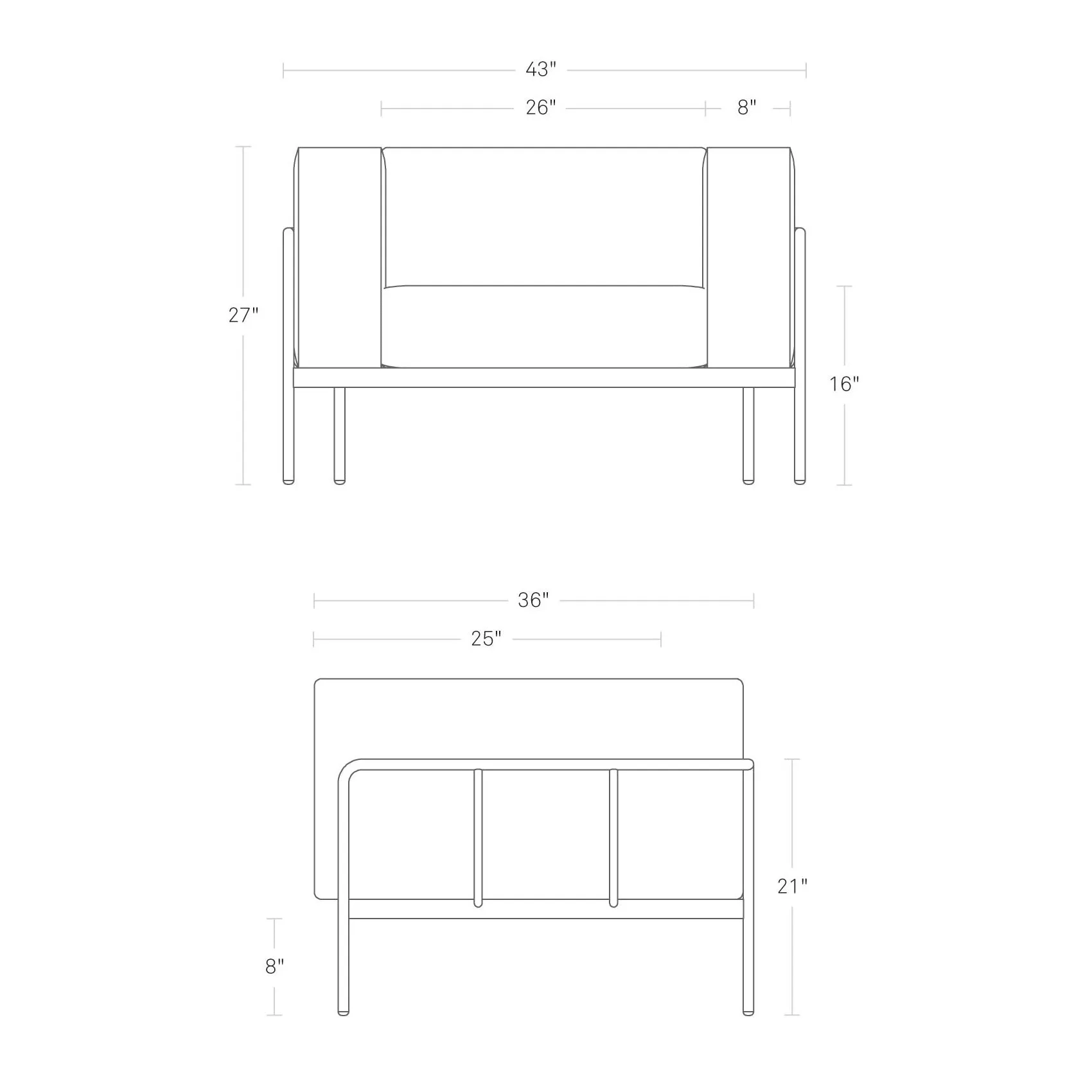 Cache Outdoor Lounge Chair