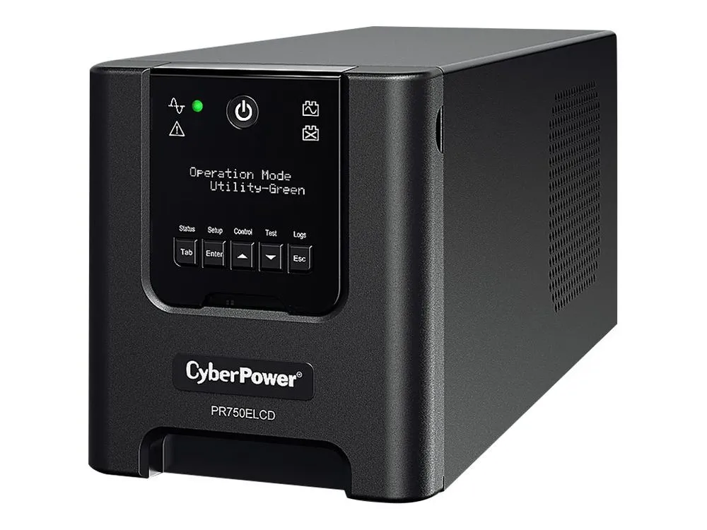 Cyberpower Professional Tower Series Pr750elcdgr - Ups - 675 Watt - 750 Va