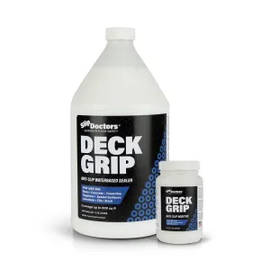 Deck Grip - Clear Indoor & Outdoor Non-Slip Sealer for Concrete