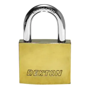 DEKTON 40mm Titanium Plated Iron Padlock