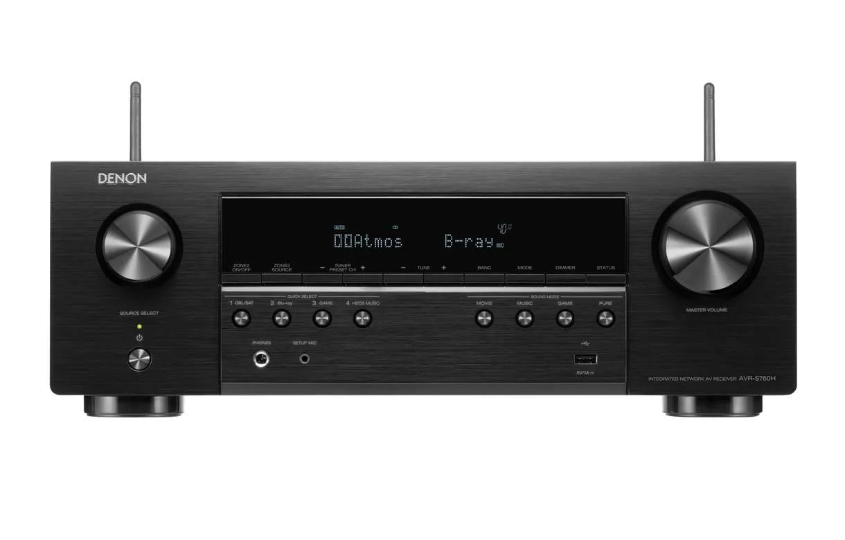 Denon AVR-S760H 7.2 Channel 8K Dolby Atmos AV receiver