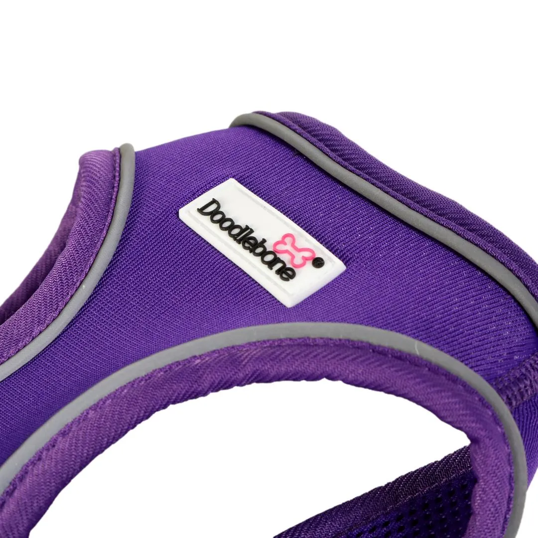 Doodlebone Snappy Step In Dog Harness - Violet Purple