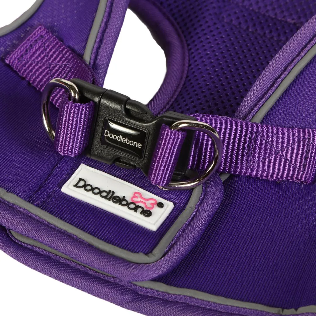 Doodlebone Snappy Step In Dog Harness - Violet Purple