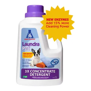 LaundraPet Premium Pet Laundry Detergent Triple Strength, 64 fl oz