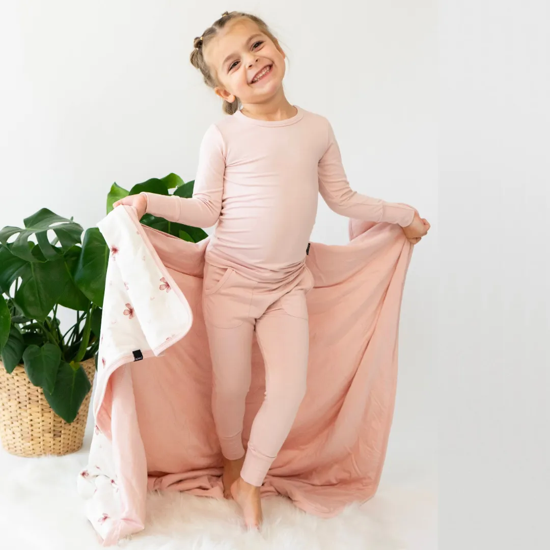 Long Sleeve PJ Set - Rose Quartz