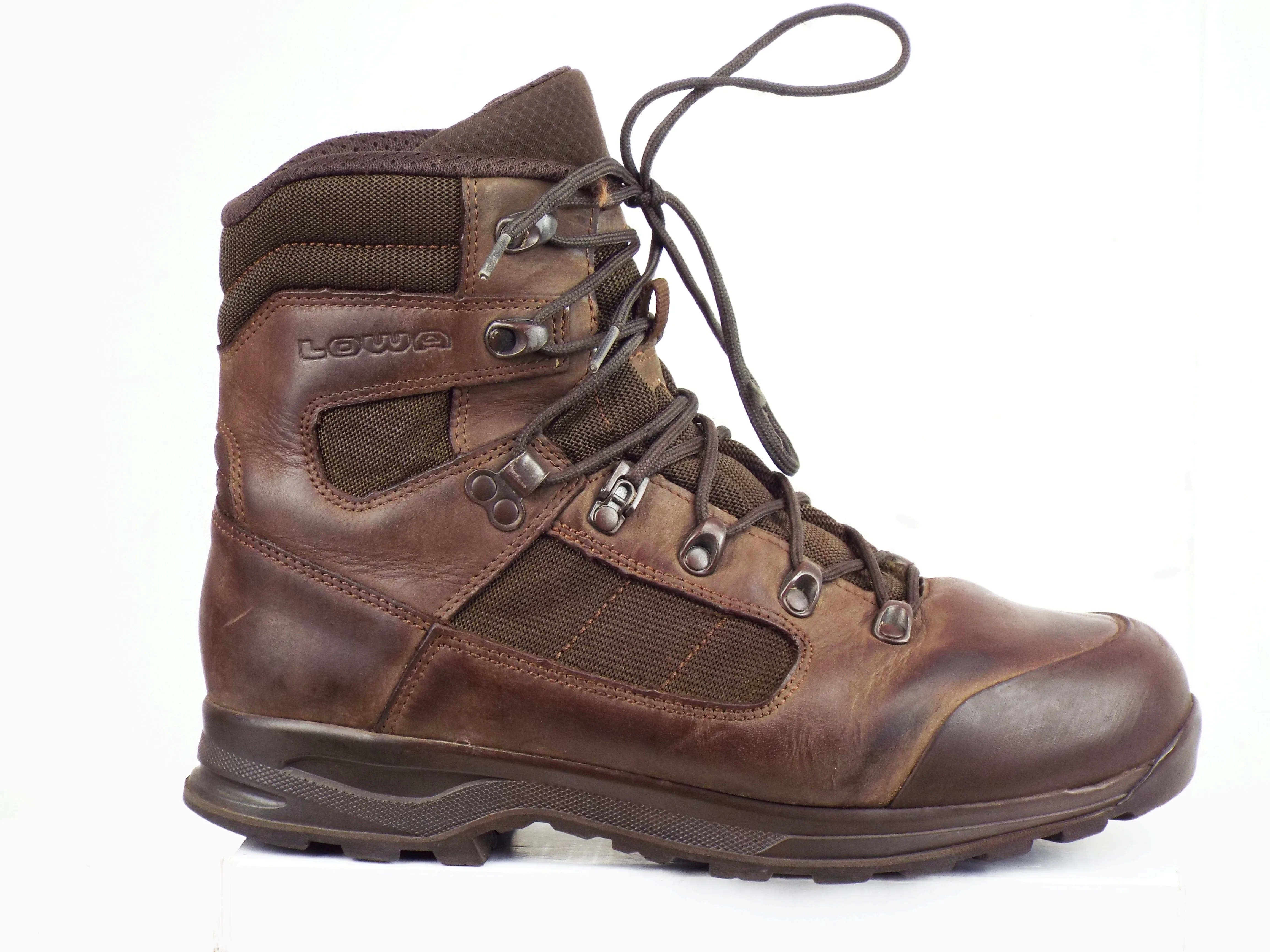 Lowa "Elite Evo" - Brown Leather Combat Boots w/Cordura - Grade 1