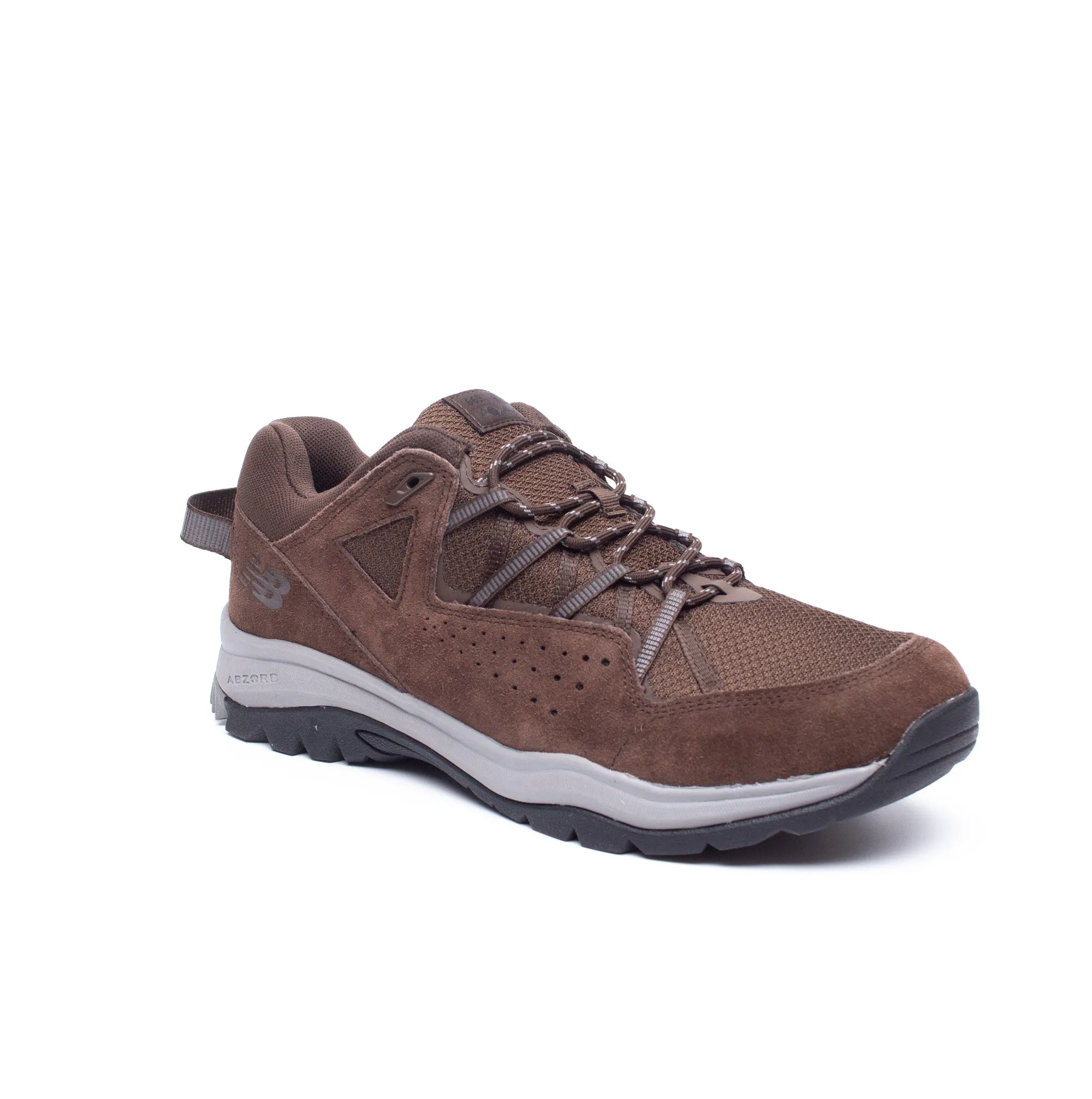 Mens Wide Fit New Balance MW669LC2 Brown Hiking Trainers