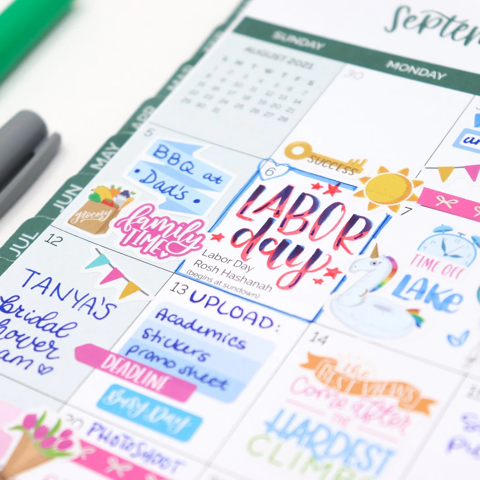 Planner Sticker Pack, Classic