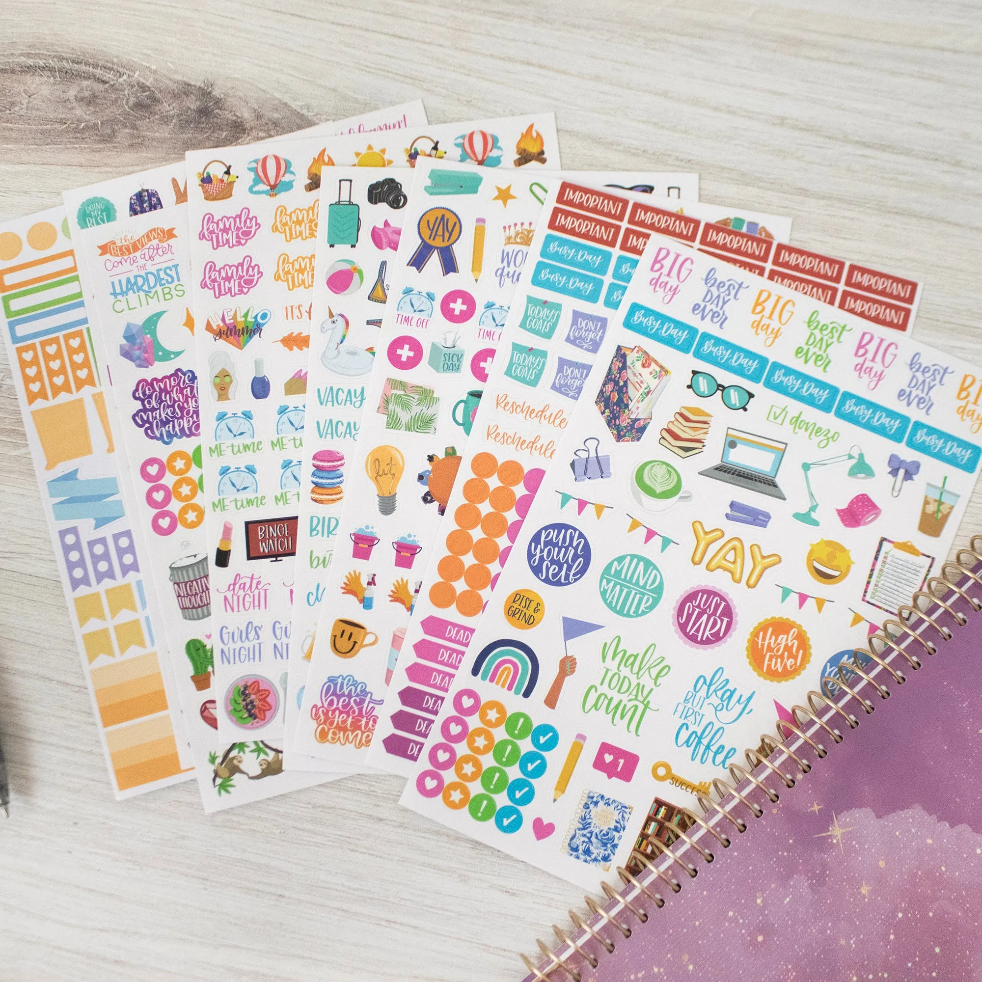 Planner Sticker Pack, Classic