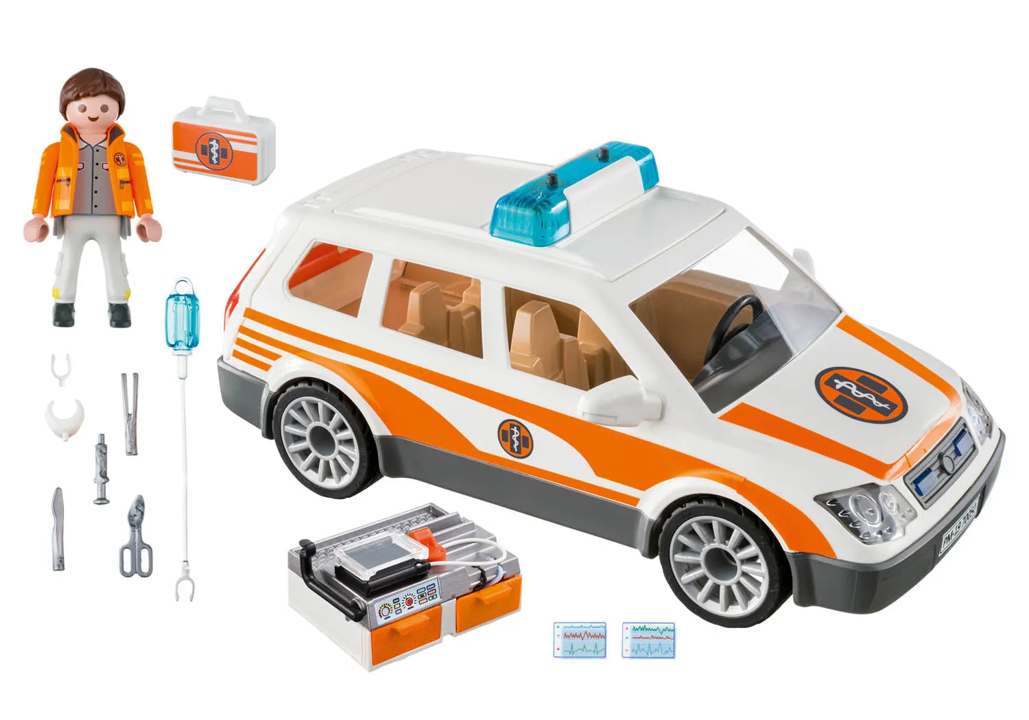 Playmobil Emergency Car with Siren