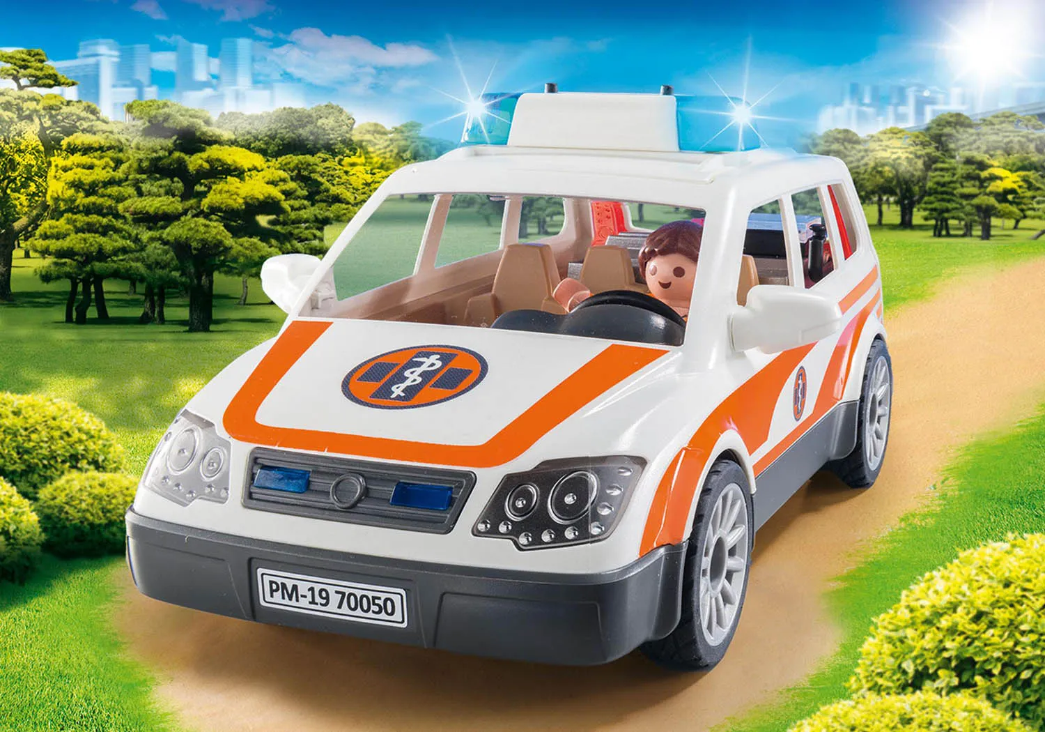 Playmobil Emergency Car with Siren