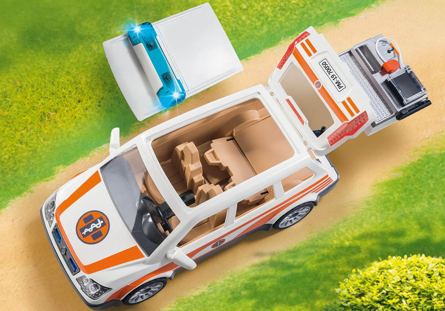 Playmobil Emergency Car with Siren