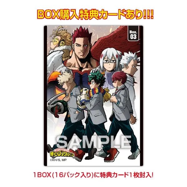 "My Hero Academia" Clear Card Collection Gum 5 FIRST PRODUCTION LIMITED BOX (box of 16 packs)