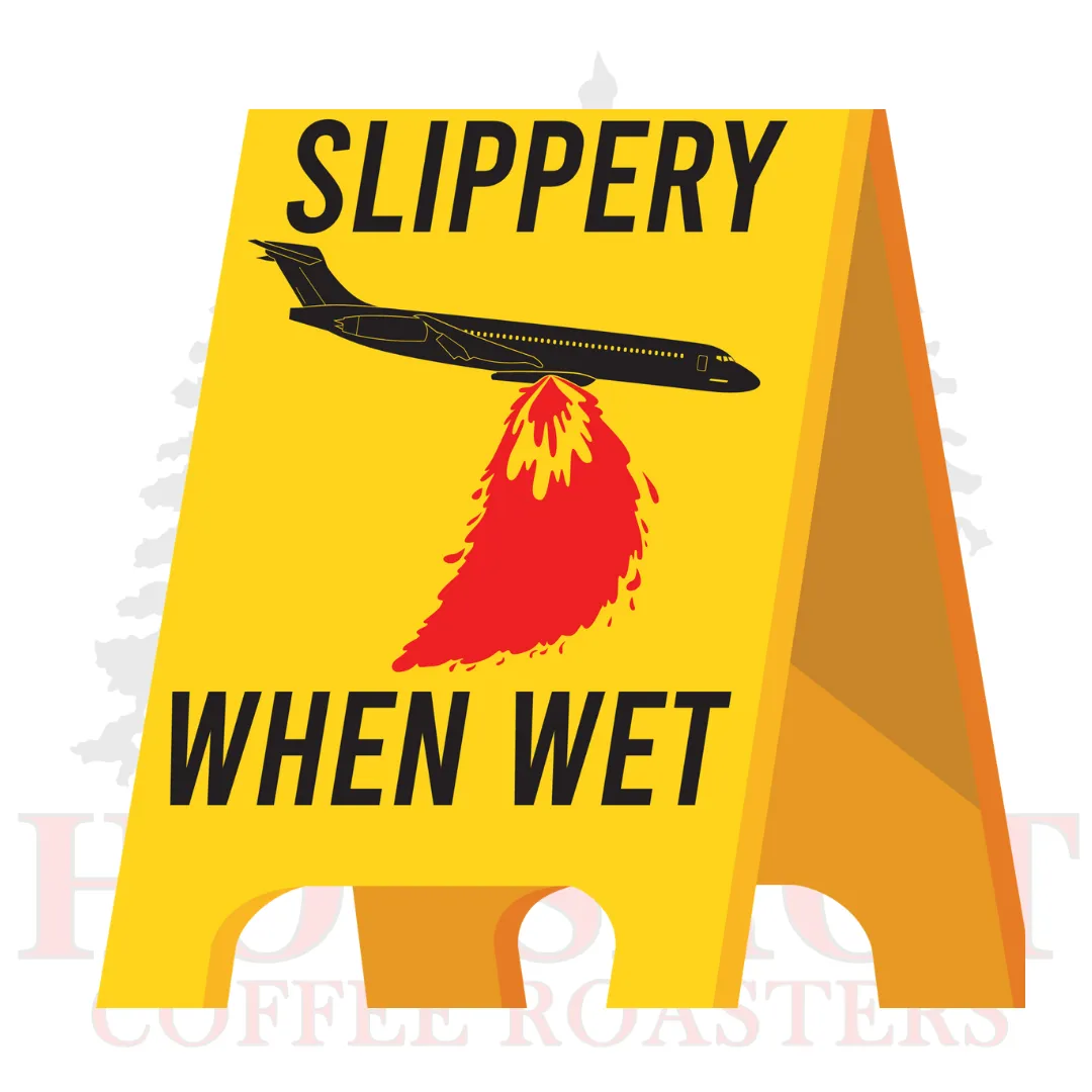 SLIPPERY WHEN WET - STICKER