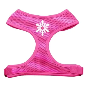 Snowflake Design Soft Mesh Harnesses Pink Small