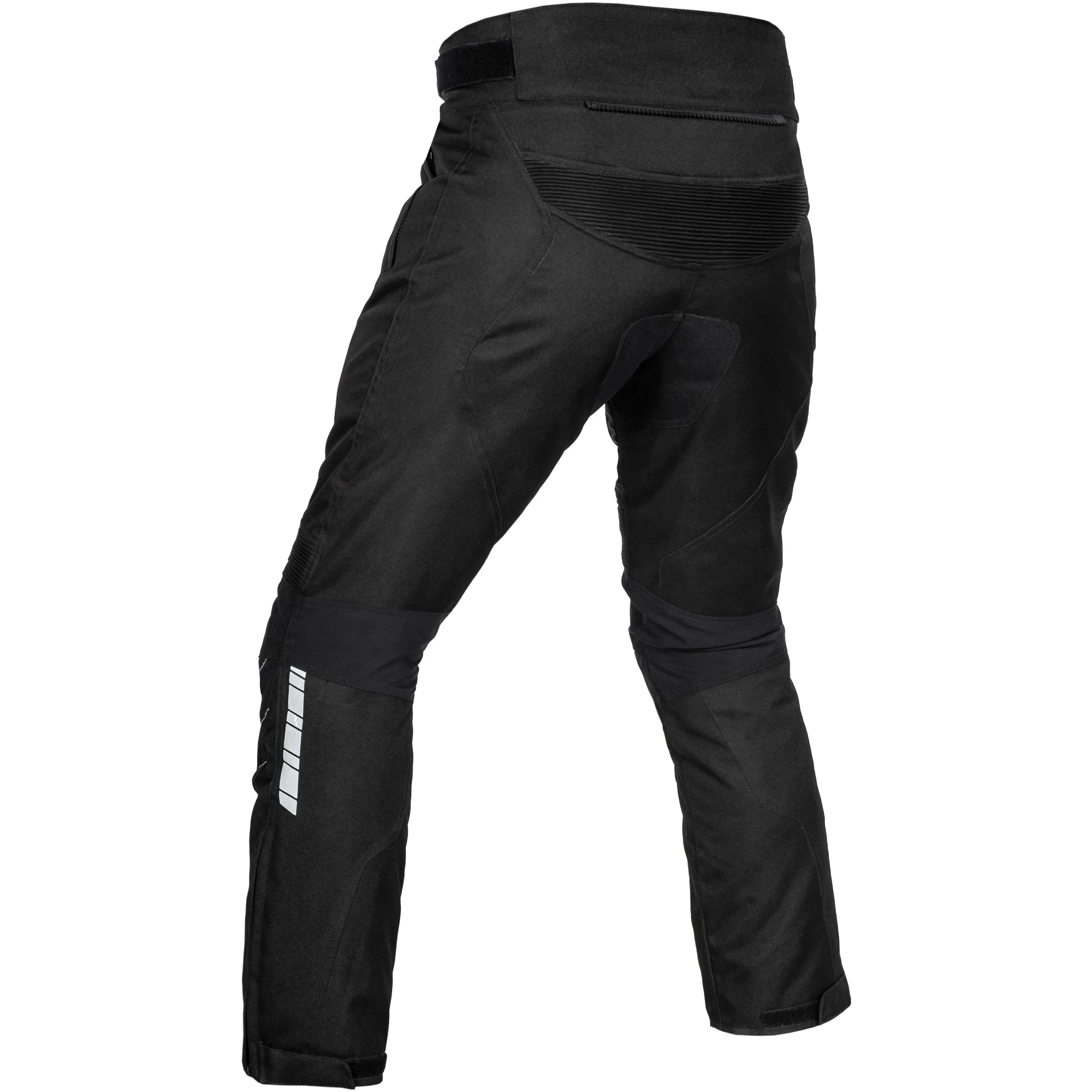 STORM MOTORCYCLE BLACK TEXTILE PANTS