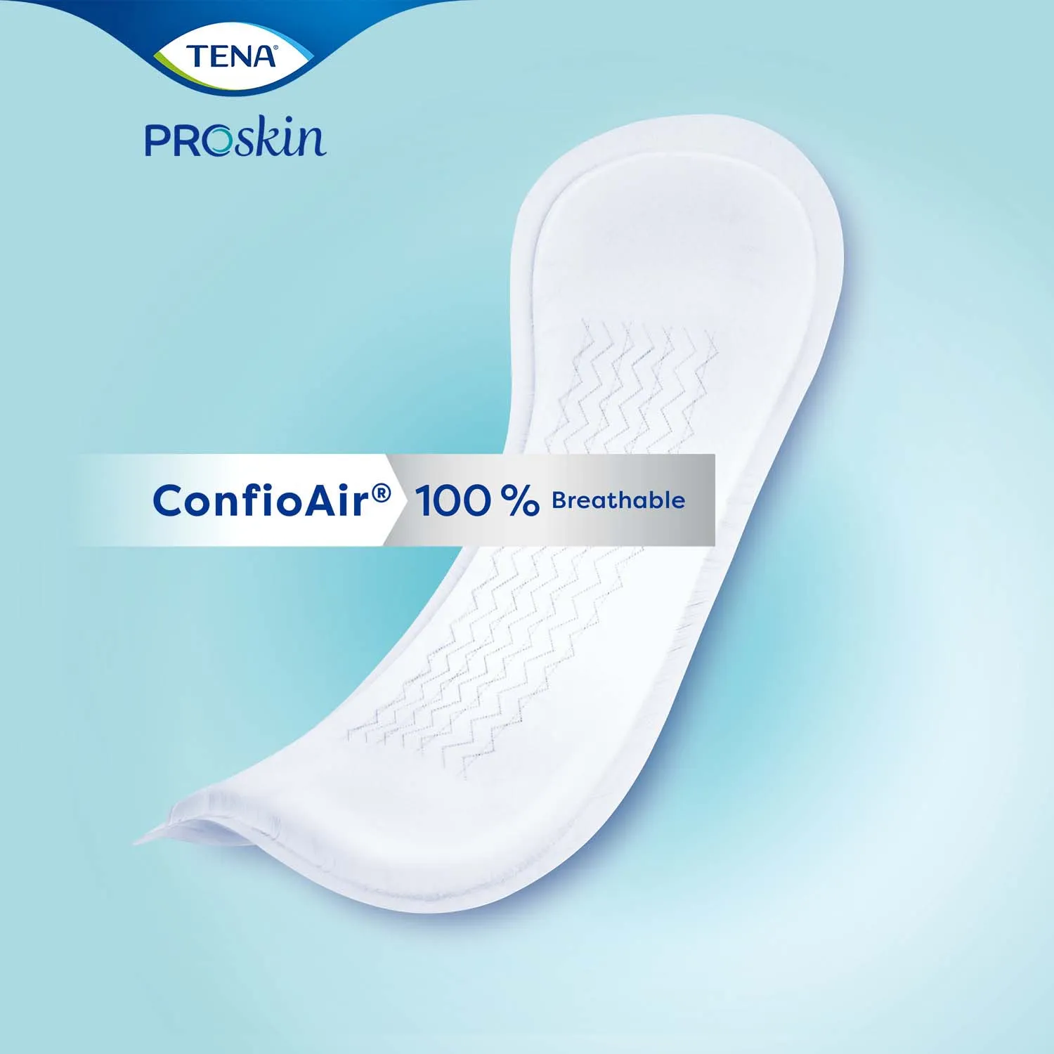 TENA ProSkin Day Light Incontinence Pad 13", Light Absorbency, Unisex