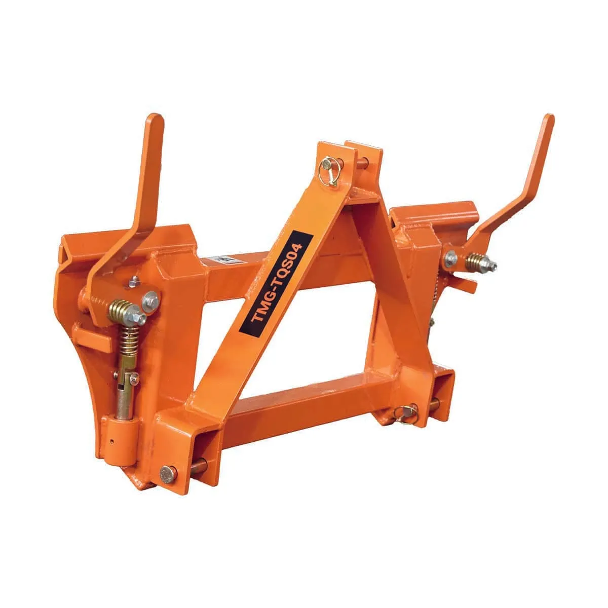 TMG Industrial 3-Point CAT1 to Universal Quick Attach Adapter Skid Steers, 2200 Lb Capacity, 3-Point Hitch Connection, TMG-TQS04