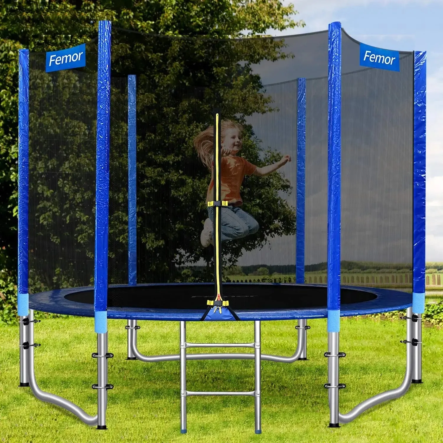 Trampoline with Ladder