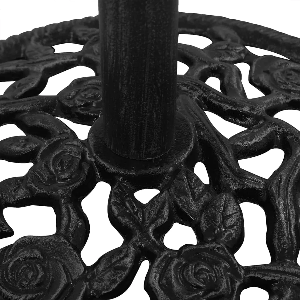 Umbrella Base Black 48x48x33 cm Cast Iron