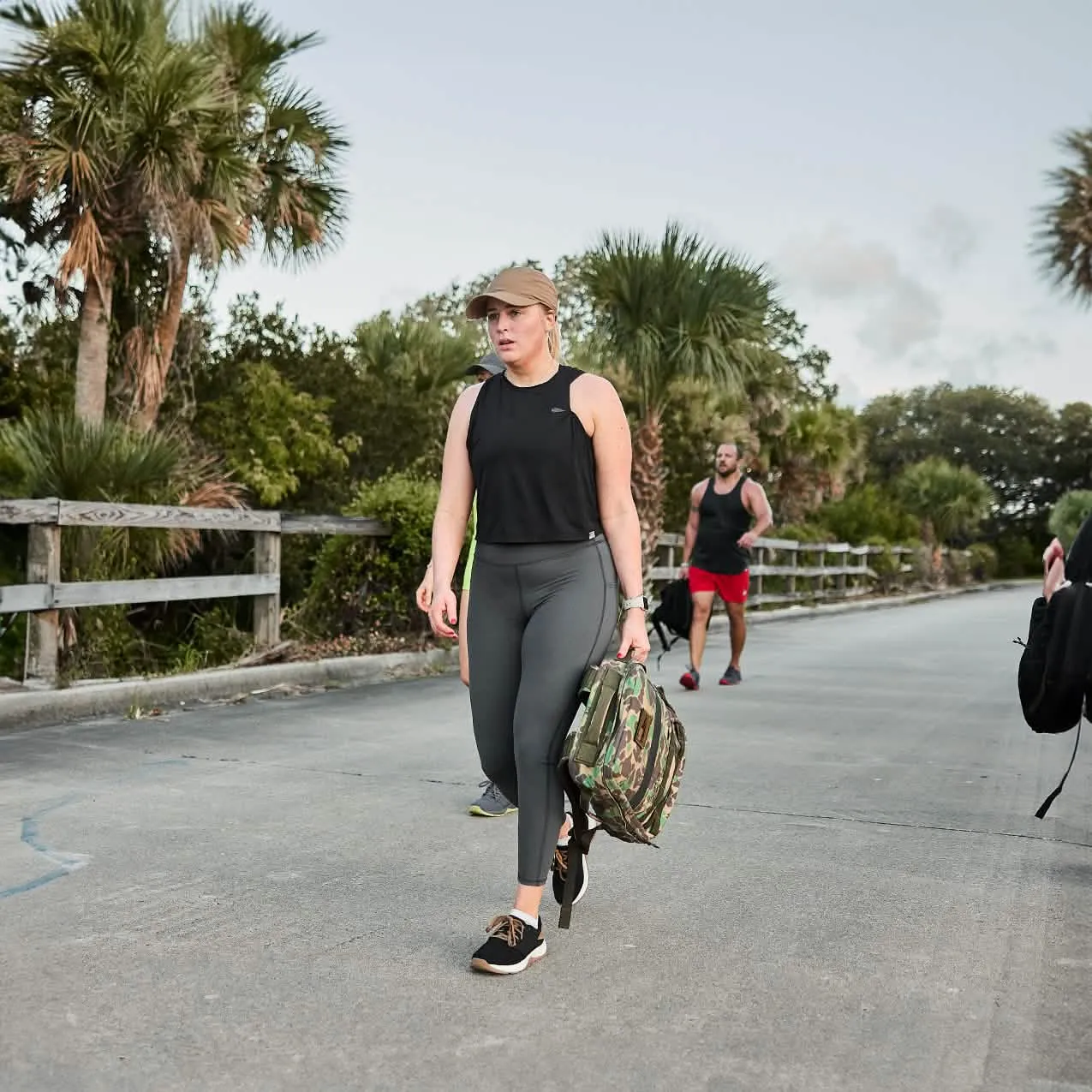 Women's Ballistic Trainers - Black   White W / Coyote Reflective Spearhead